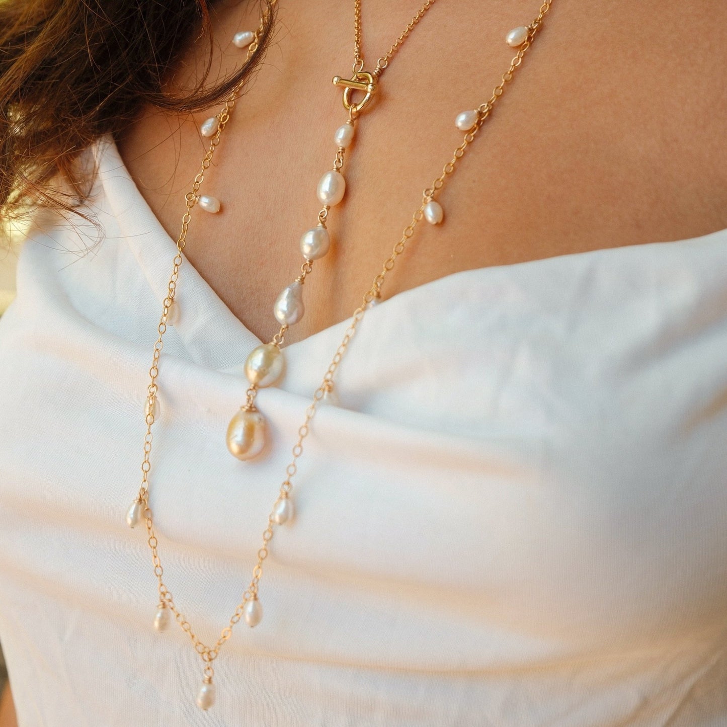 Ombre Toggle Lariat - Kahakai Collections