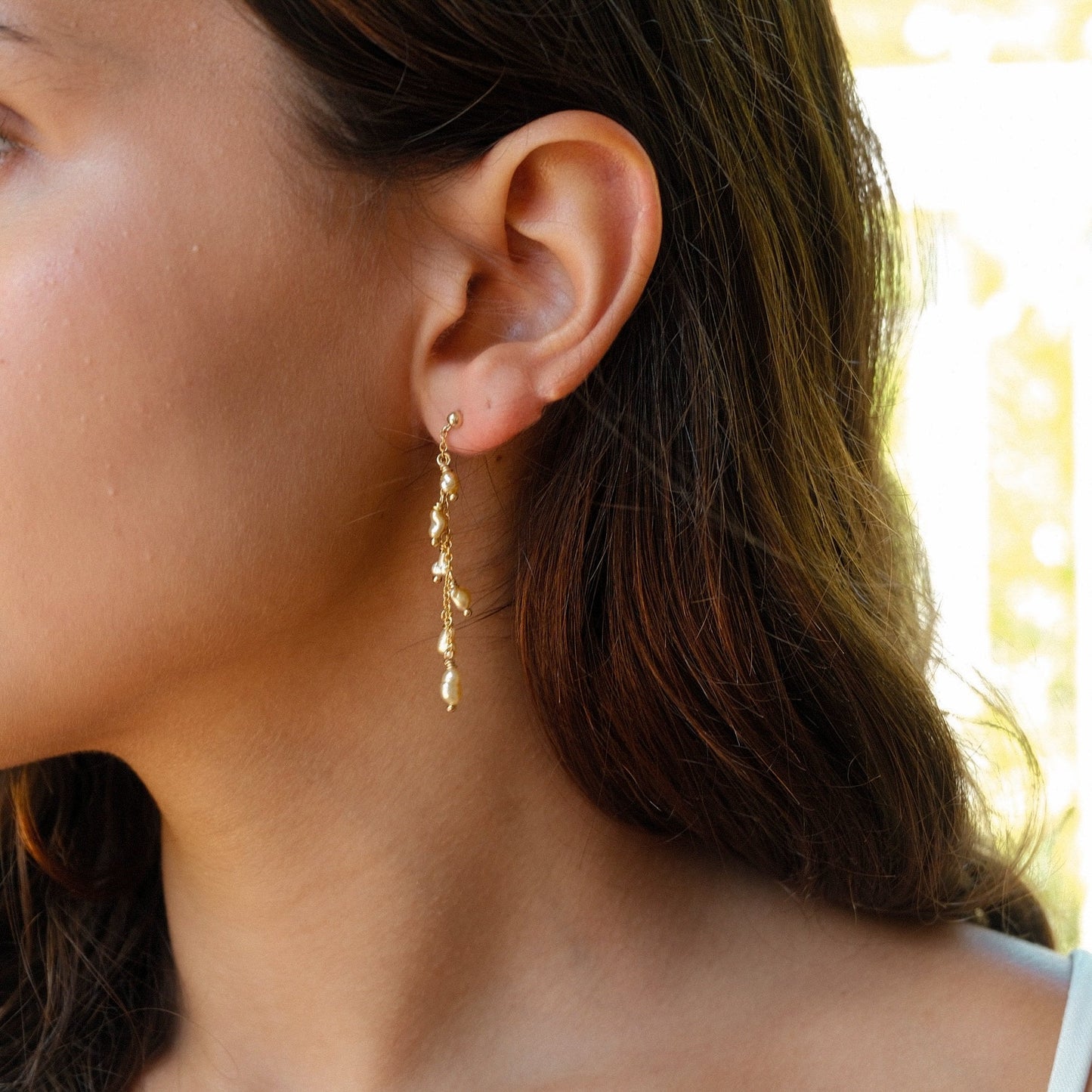 South Sea Waterfall Studs - Kahakai Collections