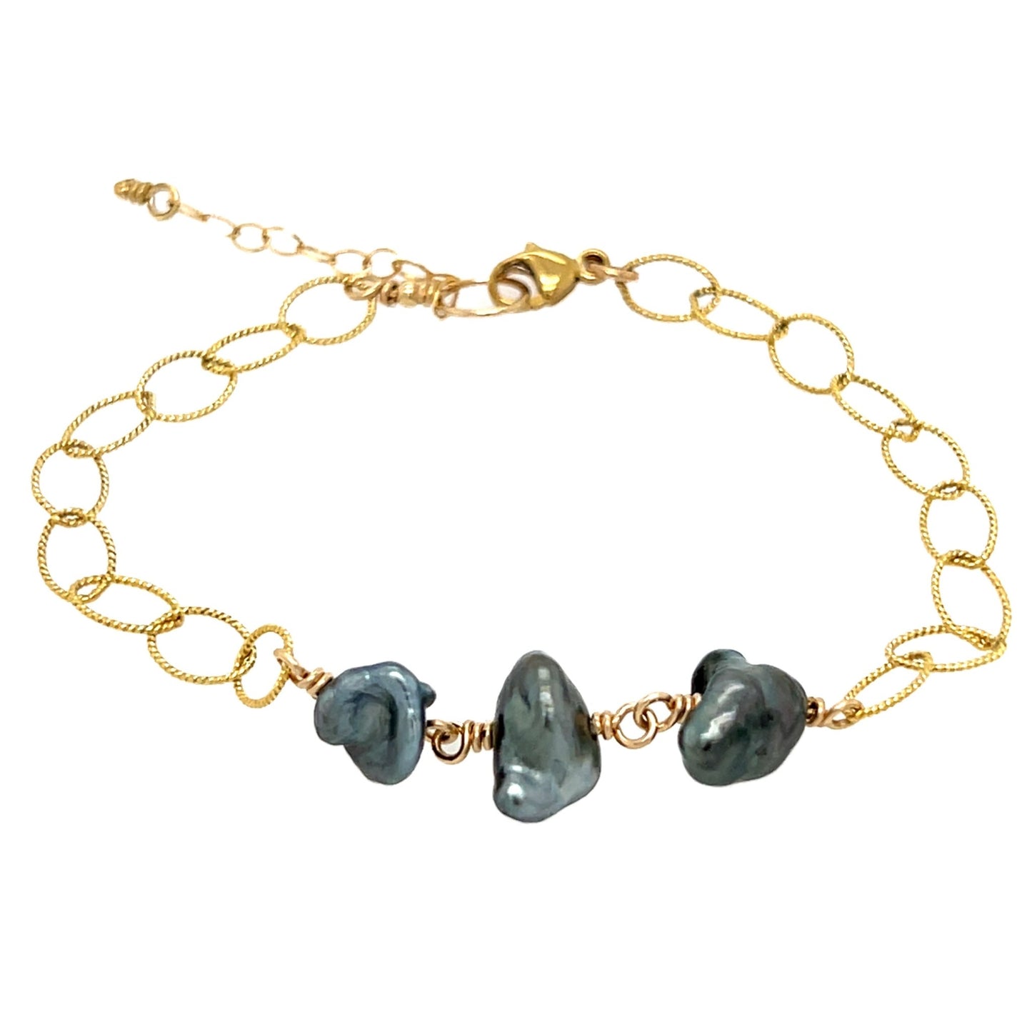 Tahitian Keshi Bracelet - Kahakai Collections
