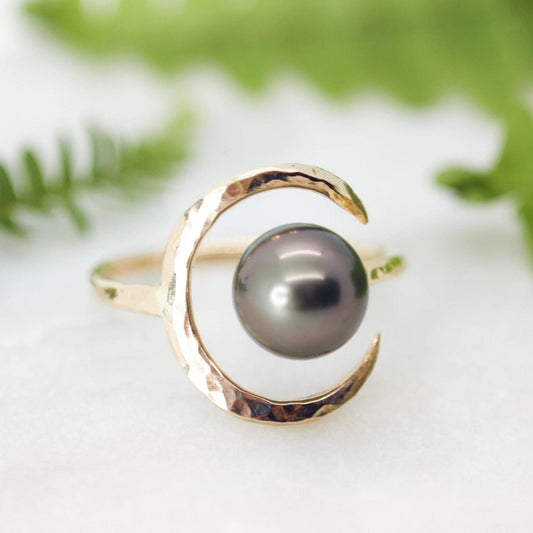 Luna Tahitian Pearl Ring - Kahakai Collections