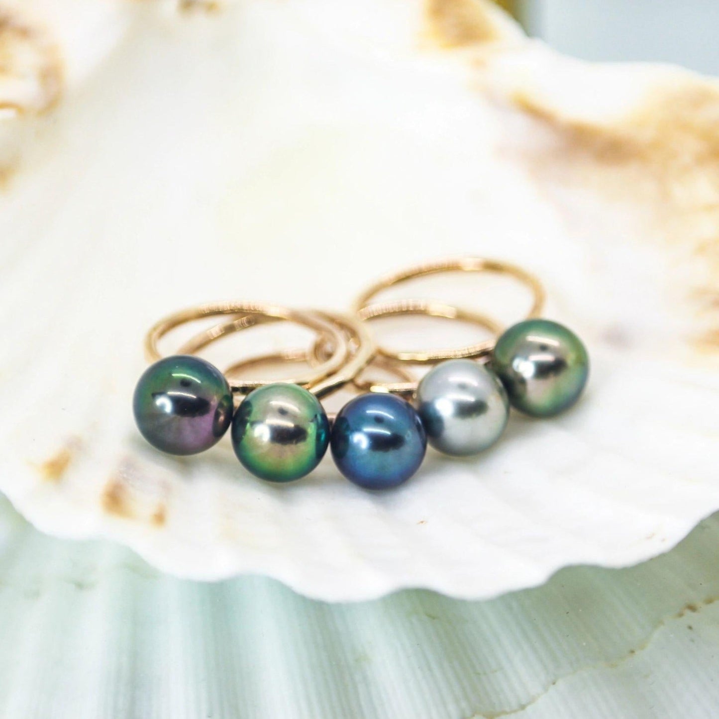 Single Tahitian Pearl Ring - Kahakai Collections