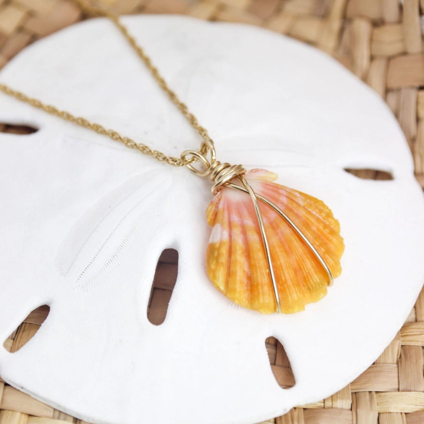 Sunrise Shell Necklace - Kahakai Collections