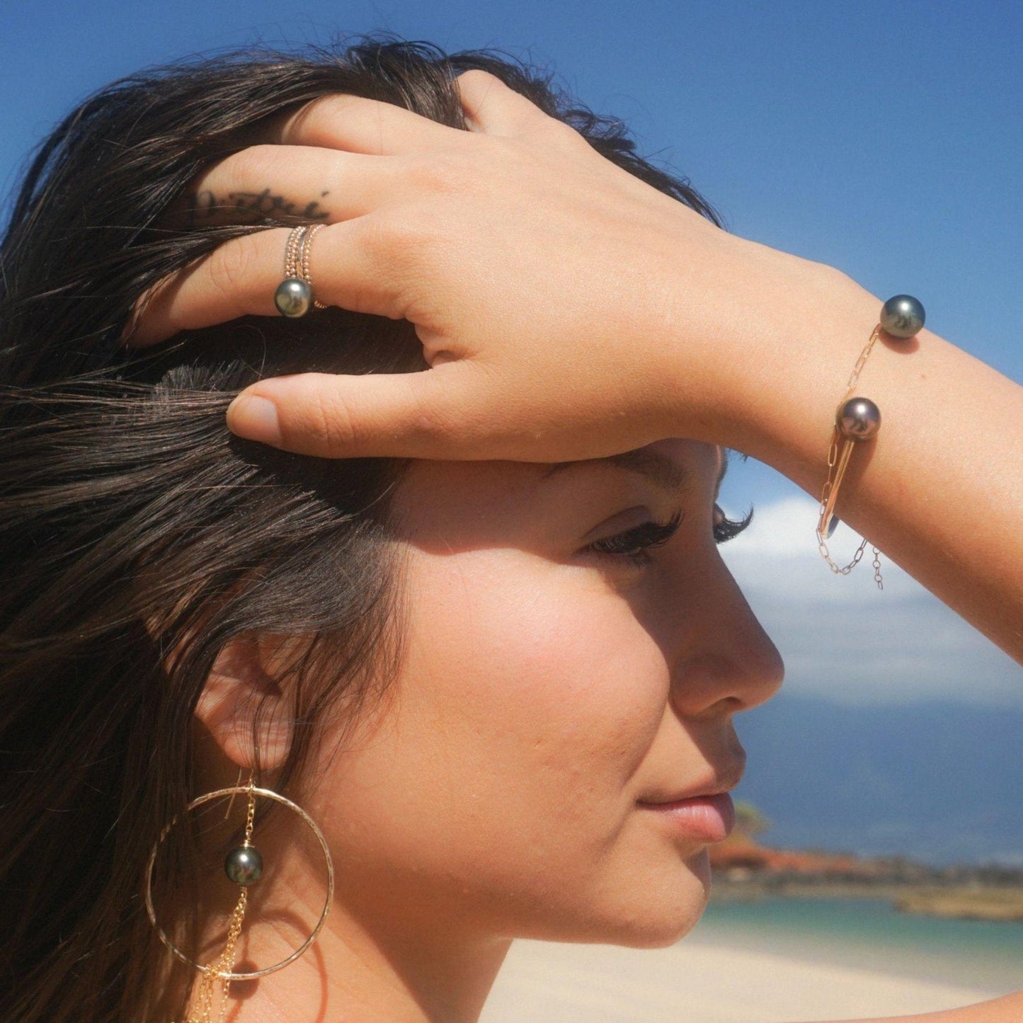 Tahitian Pearl Cuff - Kahakai Collections