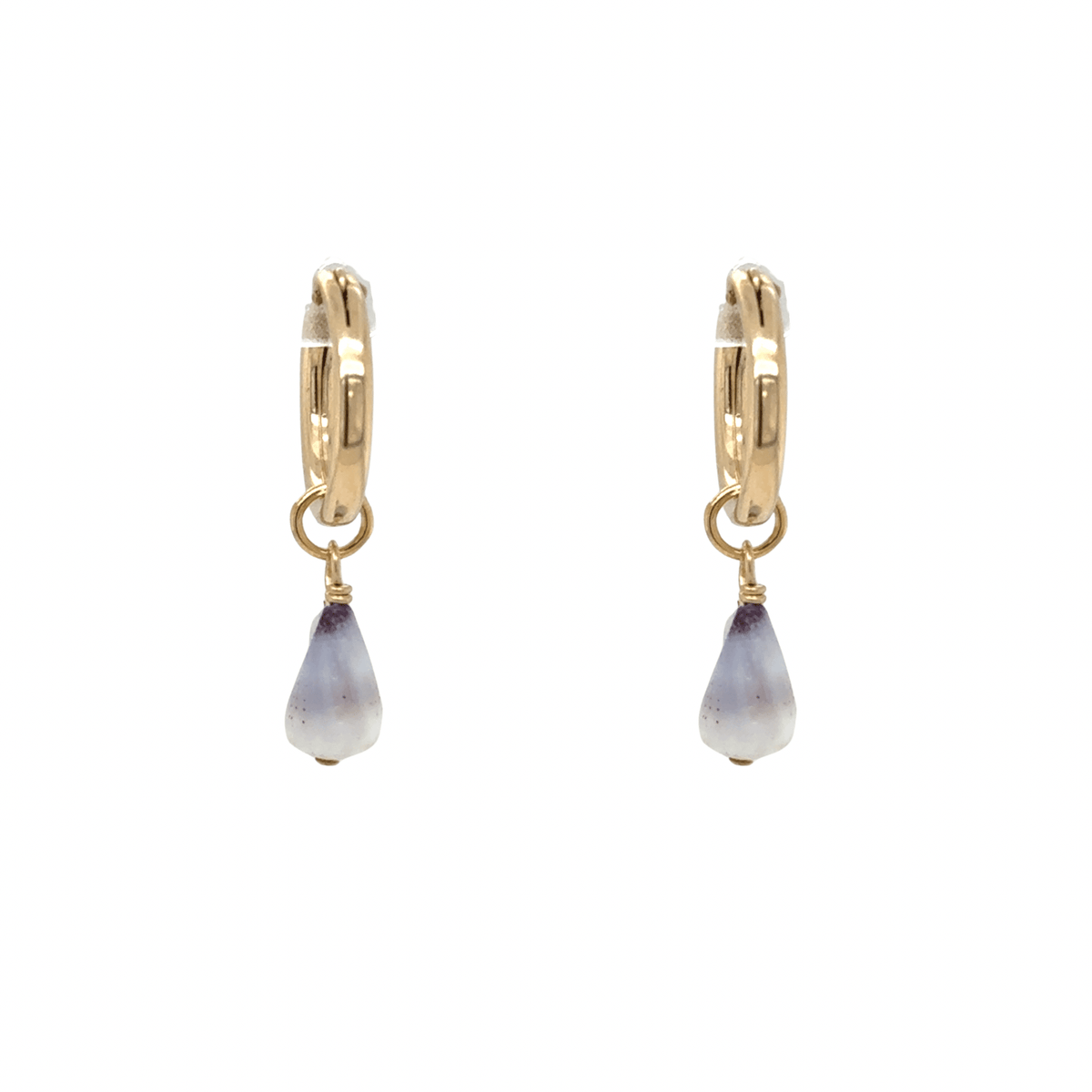 Mini Cone Shell Huggies - Kahakai Collections