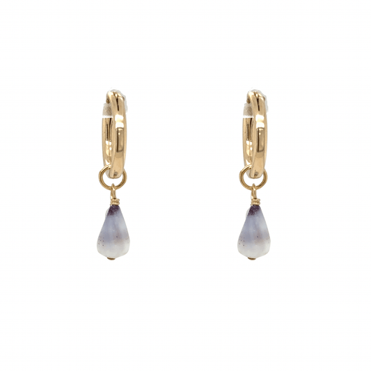 Mini Cone Shell Huggies - Kahakai Collections
