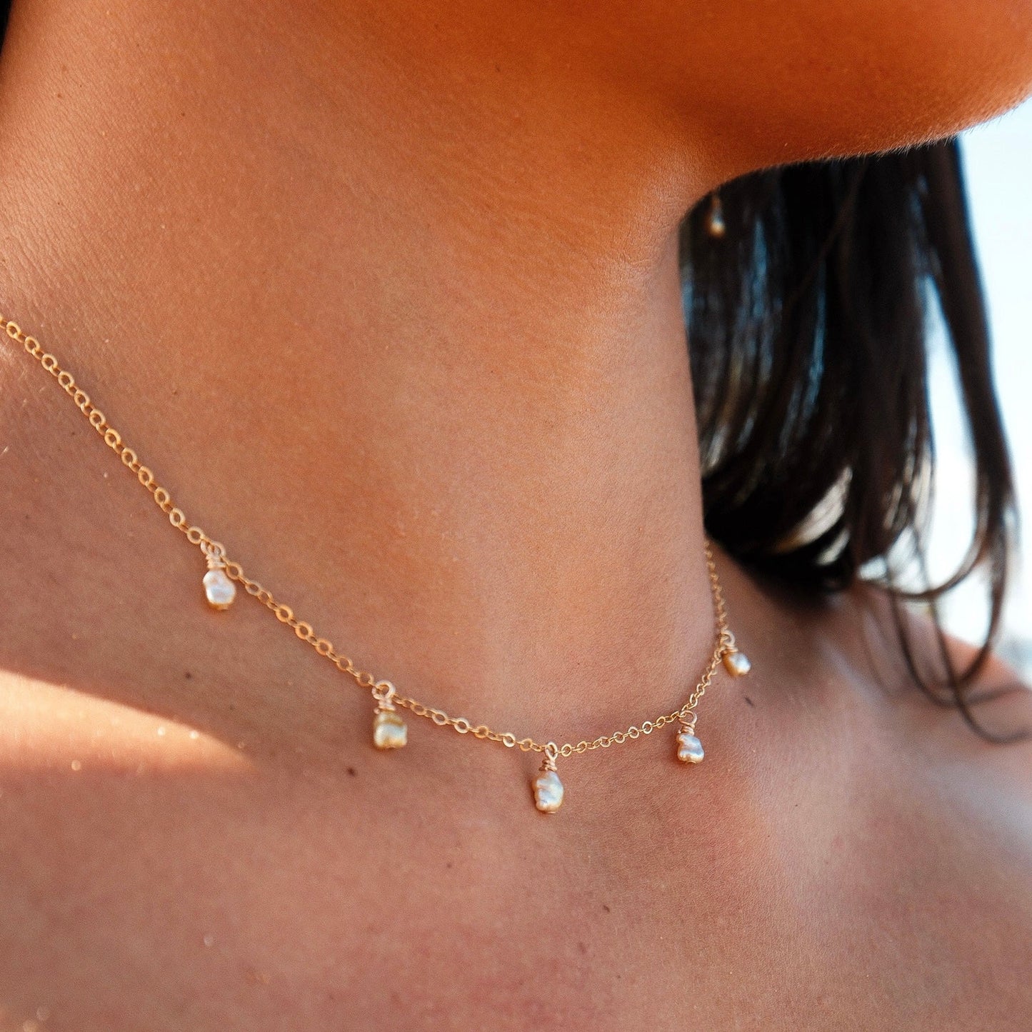 South Sea Keshi Necklace - Kahakai Collections