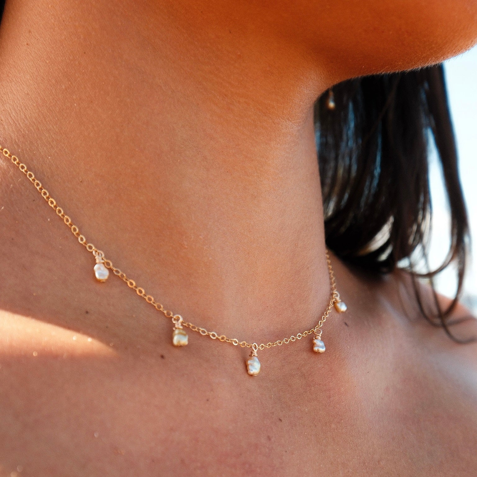 South Sea Keshi Necklace - Kahakai Collections