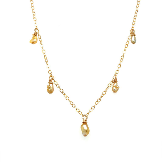 South Sea Keshi Necklace - Kahakai Collections