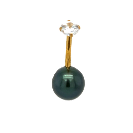 Tahitian Pearl Piko Ring - Kahakai Collections