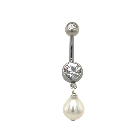 White Edison Dangle Piko Ring - Kahakai Collections